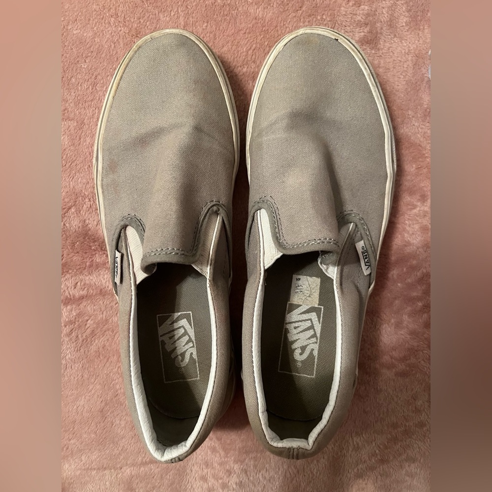 grey Vans. still in good shape